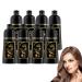 VKaoess 3in1 Shampoo for Black Hair Dye Herbal Shampoo for Black Hair Color Long Lasting Gray Coverage Moisturizing Blend Easy to Apply Instant Color with Herbal Ingredients 8 Bottles