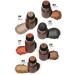 LXZJJM Eye-Brow Stamp Stencil Kit Eyebrow Stamp Stencil Kit Hairline Powder With 10Pcs Reusable Thin & Thick Eyebrow Stencils for Perfect Brows 1.8g(0.06 OZ.) (02 NATURAL BROWN) - Buy Online on GoSupps.com
