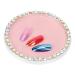 Polish Mix Pallet Harz Multifunctional Nail Art Display Harz Nail Art mixed board manicure Display Stand manicure Nail DIY Tool (pink)