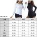 +MD Bamboo Women's Slimming Thermal Undershirt - White | Large | Tummy, Waist, and Bust Shaping | Long Sleeve Round Neck - Buy Online on GoSupps.com
