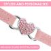 Shop Cobee Bling Heart Cat Neck Band with Bell - Adjustable Rhinestone Collar for Small Cats & Dogs - Pink - Buy Online on GoSupps.com