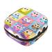 Colorful funny owls big eyes animal patterns napkin storage bags portable period pocket for women teenagers girls menstrual cup pocket breastfeeding insert holder