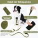 X XBen Waterproof Tow Lines for Dogs | 3m-30m Rubberized Drag Line with Lockable Carabiner | Durable Dog Leash for Small & Medium Dogs - Ideal Training Line 10m Green - Buy Online on GoSupps.com