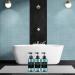 3 Pack - 500ml Empty Pumping Bags | Blue Shampoo Bottle Pump Dispenser | Ideal for Shower & Body Soap - Buy Online on GoSupps.com