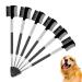 6 Pcs Dog Tear Comb Tear Stain Remover Comb Double-Head Dog Eye Brush Dog Eye Cleaning Comb Dog Eye Comb Brush Pets Grooming Comb Double-Sided for Dogs Cats (Black) Black 6 Pcs