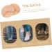 Buy 3 Pairs Lace Five Toe Socks | Toe Spacers & Alignment | Women's Yoga & Stretching Socks - Buy Online on GoSupps.com