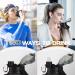 Aohan 2L Sports Water Bottle with Straw & Fruit Container | BPA-Free Leak-Proof Time Marked | Ideal for Fitness & Yoga - Black Gray Gradient - Buy Online on GoSupps.com