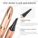 GCVSE Eyebrow Pencil 2 PCS Microblading Eyebrow Pencil with 4 Micro-Fork Tips Long-Lasting Brow Waterproof Smudgeproof Brow Pen - Easy Creation of Natural Looking Defined Eyebrows (Dark Brown) - Buy Online on GoSupps.com