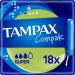 Tampons Multipack Tampax Compak | Super with Applicator | 18 x 4 Packs (72) | Value Bundle | Heavy Flow Leak Protection Super Absorbent - Buy Online on GoSupps.com