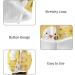 Cute Chick Yellow Hair Towel 2 Pack - Super Absorbent Quick Dry Hair Turbans for Women & Girls | Stylish & Functional Hair Drying Solution - Buy Online on GoSupps.com