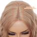 Sangrui Long Curly Blonde Lace Front Wig - 75 cm Natural Wavy Cosplay Hair for Women - Buy Online on GoSupps.com