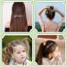 4PCS Silver Rhinestone Snap Hair Clips for Women - Shining Metal Hair Clips - Buy Online on GoSupps.com