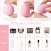 AUAUY 8 Pcs Makeup Sponge Blender Set Beauty Sponge Makeup Sponges for Foundation Multi-color Makeup Sponge Set With 1 holder 1 Storage Tank for Liquid Cream and Powder (Full Drip Style) 8pcs Full Drip Style - Buy Online on GoSupps.com