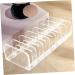 FRCOLOR 2pcs Eye Shadow Storage Box Plastic Pallets Makeup Organizer Transparent Case Grid Eyeshadow Palette - Buy Online on GoSupps.com