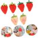 HOMSFOU 24 Pcs Simulated Strawberry Model Faux Strawberry Fake Strawberry Simulation Strawberries Artificial Red Strawberries Fake Blueberries Fake Fruits Fake Strawberries Pvc Chic Child - Buy Online on GoSupps.com