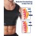 Men's Sauna Sweat Shirt | Body Shaper Compression Vest for Gym & Sports - Black - Buy Online on GoSupps.com