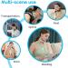 Alphay Adjustable Neck Support Brace | Cervical Collar for Decompression & Posture Correction | Neck Traction Device for Men & Women - White (Size L) - Buy Online on GoSupps.com