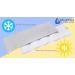 Medi Partners Cherry Core Pillow 60x20cm - 100% Cotton Waffle 5 Chambers Eco-Friendly Heat & Cold Therapy Removable Cover - Gray - Buy Online on GoSupps.com