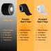 XFlex K Tape Waterproof Elastic Uncut Roll - 2" x 16 ft 4-Way Stretch Physio Tape for Sports Training & Physical Therapy - Pro Kinesiology Tape (Black) - International Shipping Available - Buy Online on GoSupps.com