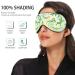 Buy Cute Green Lizard Sleep Mask | Light Blocking Eye Mask for Men & Women | Soft Adjustable Blindfold for Travel & Naps - Buy Online on GoSupps.com