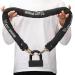 Chimona chain lock bike 12m high safety bike lock 12mm strong motorcycle lock heavy duty anti-theft bike chain lock for e-bike door-safe motorcycle bike lock Black