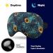 Avocado and Leaves Sleep Mask Eye Cover for Sleeping Blindfold with Adjustable Strap Blocks Light Night Travel Nap for Men Women - Buy Online on GoSupps.com
