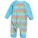Bonverano Baby Boys Swimsuit | UPF 50+ Sun Protection | Full-Length Zipper | 12 Months | Blue / Grey - Buy Online on GoSupps.com