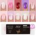 240Pcs Nails Tips Press On Nails Short Kit - Acrylic Fake Nails with Glue Classic Solid & French tips Designs Artificial False Nails Stick on nails Salon Like Finger Nail Art A10- 240Pcs TZ10-16