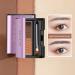 BLUE LOVE 2 Color Eyebrow Powder Palette | Waterproof Natural Eyebrow Dye with Applicator Brush | Easy Removal Light & Dark Brown Makeup Kit - Buy Online on GoSupps.com