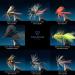 FISHINGSIR Fly Fishing Flies Kit - Handmade 64PCS Lures in Waterproof Fly Box - Dry/Wet Flies Streamer Nymph Emerger Set - Must-Have Series - Buy Online on GoSupps.com
