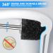 IXO Toilet Brush and Holder 2 Pack - 304 Stainless Steel, Extended Comfortable Handle, Durable Bowl Brush for Bathroom - Silver - Buy Online on GoSupps.com