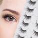 Wansiven Half False Eyelashes Natural 3D Eye Half Eyelashes Multi-layers Wispy Fluffy Curly False Lashes 10 Pairs J33 - Buy Online on GoSupps.com