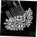 Mikinona Wedding Hair Comb Bride Hair Clip Rhinestone Hair Clip Rhinestone Hair Comb Bridal Headpiece Rhinestone Headpiece Rhinestone Comb Hair Teasing Comb Bridal Hair Clip Comb for Bridal - Buy Online on GoSupps.com