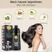 400ml Black Hair Shampoo: Herbal Hair Color Dye for Men and Women - Semi-Permanent, Gentle Formula for Smooth, Shiny Results - Buy Online on GoSupps.com