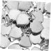Premium Peach Heart Clips - 30 Pack Metal Pacifier Clips for Newborns | Stainless Steel Comforting Accessories 3.5x2.8cm - Buy Online on GoSupps.com