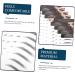 NOLITOY 20 Pcs Imitation Eco Eyebrow Sticker Eyebrow Lines 3d Beauty Stickers 21.5X14.5cmx2pcs Blackx2pcs - Buy Online on GoSupps.com