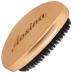 Aosina Wave Brush - Hair Brush for Men with 100% Natural Beech Wood & Reinforced Pure Black Boar Hair Bristle  Soft Beard Brush Hairbrush for Men Perfect for Cultivating Beards  Hair Waves and Wolfing  Great for Men Gift...