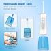 TUREWELL FC1592 Water Flosser - Cordless 300ML Portable Oral Irrigator, IPX7 Waterproof, 3 Modes, 4 Jet Tips - White - Buy Online on GoSupps.com