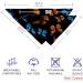 Shop Unique Dog Hollow Cloth with Abstract Butterfly Pattern - Triangular Bibs for Small Medium & Large Dogs and Cats - 2-Piece Set in Multi-Colors - Buy Online on GoSupps.com