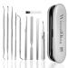 10PCS Ingrown Toenail Removal Kit  Surgical Stainless Steel Nail Tools for Manicure Professional Quality Ingrown Pedicure Tools Set with File and Lifters Manicure Care Solution Silvery 10pcs