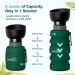 Pecute Dog Water Bottle - Foldable Safe & Non-Toxic Portable Pet Water Bottle for Outdoor Activities - 850ml Green XL - Buy Online on GoSupps.com