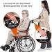 Wheelchair for Outdoor Foldable Portable Self-propelled Wheelchair Aluminum Manual Wheelchair Standard Folding Wheelchair for Adults Wheel Chair - Buy Online on GoSupps.com