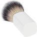 Premium Synthetic Hair Shaving Brush with White Plastic Handle - 10cm Height 21mm Ring | International Shipping Available - Buy Online on GoSupps.com