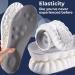 4D Cloud Technology Insoles for Plantar Fasciitis Relief - High-Elastic Metatarsal Arch Supports (Size 37-38 Black) | Shock-Absorbing Comfort - Buy Online on GoSupps.com