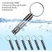 Buy Aster 6-Piece Aluminum Emergency Whistle Set - Safety Signal Pipe with Lanyard for Hiking Camping Training & Outdoor Sports - Buy Online on GoSupps.com
