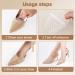 Relistep Women's 3D Forefoot Cushions - Gel Insoles for Foot Pain Relief & Metatarsal Support | Absorb Shock Clear Design - Buy Online on GoSupps.com