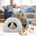 Sbayool Cozy Plush Guinea Pig Hideout with Movable Pad - 28x28x22CM - Grey - Ideal for Hedgehogs, Chinchillas, and Small Animals - Buy Online on GoSupps.com