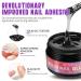 Solid Nail Glue Gel for False Nail Tips - Super Strong Long Lasting UV Cured | 15g - Ideal for Acrylic Nails Art & Press On Nails at Home - Buy Online on GoSupps.com