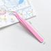 2 Pack Eyelash Tweezers - Stainless Steel Straight & Curved Tip for Eyelash Extensions | International Shipping Available - Buy Online on GoSupps.com