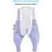 Chilsuessy Winter Baby Sleeping Bag with Feet 2.5 TOG | Blue Crocodile 70cm/6-18 Months | 100% Cotton Toddler Wearable Blanket | Boys and Girls Walker Sleep Sack - Buy Online on GoSupps.com